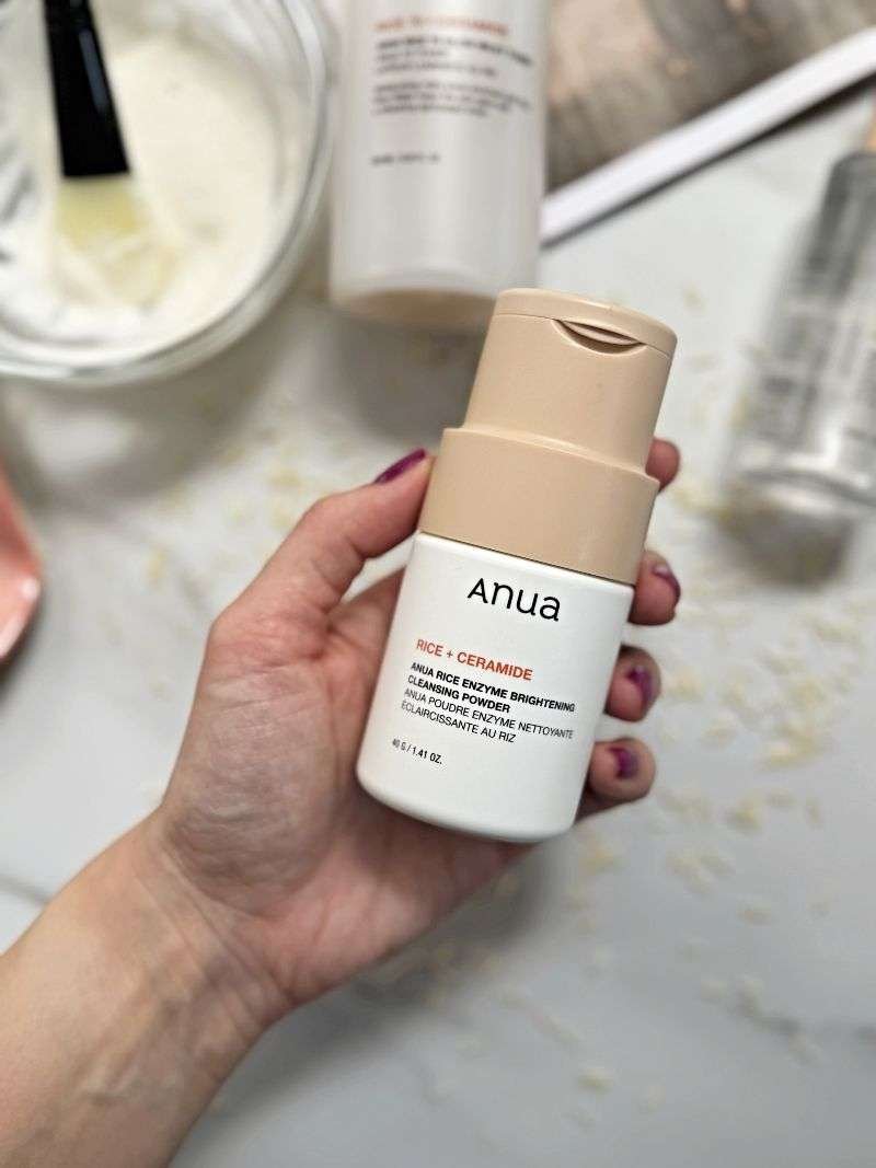 Edited with Afterlight Anua Rice Enzyme Brightening Cleansing Powder 40g